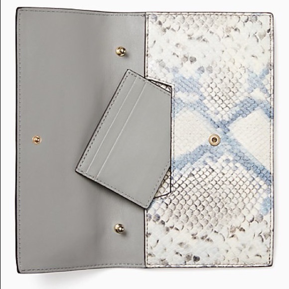 NEW  Kate Spade snake-embossed crossbody / clutch - Picture 10 of 12